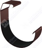 Соединитель желоба Аквасистем 150 RAL8017 шоколад