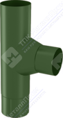 Тройник трубы Аквасистем 90 P362 темно-зеленый
