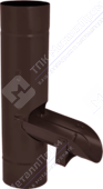 Водосборник Аквасистем 100 RR32 темно-коричневый