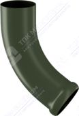 Колено трубы Аквасистем 100 сливное RR11 темно-зеленый