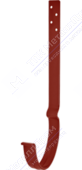 Держатель желоба Аквасистем 125 длинный RR28 темно-красный