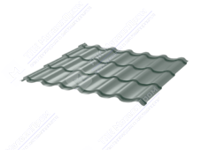 Металлочерепица МЧ2 Монтеррей 0,45 ПЭ RAL7004 сигнально-серый