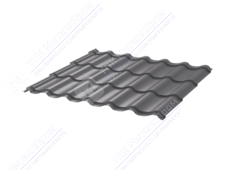Металлочерепица МЧ2 Монтеррей 0,45 ПЭ RAL7005 темно-серый