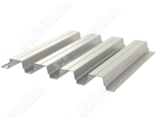 Профнастил полимер Н75 0,7 750/800 ПЭ RAL9002 серо-белый