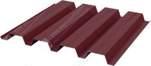 Профнастил полимер Н60 0,7 845/902 ПЭ RAL3005 красное вино