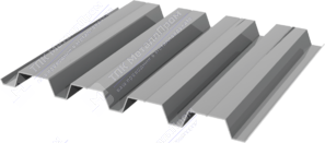 Профнастил полимер Н60 0,7 845/902 ПЭ RAL7004 сигнально-серый