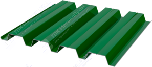Профнастил полимер Н60 0,45 ТУ 845/902 ПЭ RAL6029 зеленая мята