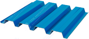 Профнастил полимер Н60 0,45 845/902 ПЭ RAL5012 голубой