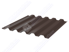 Профнастил полимер С44 0,5 1000/1047 ПЭ RAL8017 шоколад