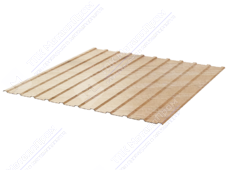 Профнастил полимер С10 0,45 1130/1155 обратная прокатка ДПП OM031A натур дерево