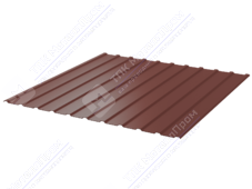 Профнастил полимер С10 0,7 1130/1155 ПЭ RAL3009 красный оксид