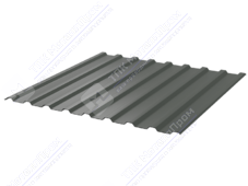 Профнастил полимер СП20 0,4 1100/1150 ПЭ RAL7005 темно-серый