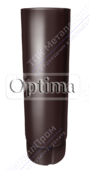 Труба водосточная GrandLine Optima 90 3м RAL8017 шоколад