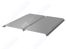 Сайдинг брус 330/355 0,45 ПЭ RAL7004 сигнально-серый