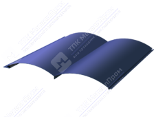 Сайдинг бревно 330/353,5 0,45 ПЭ RAL5002 ультрамарин