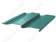 Сайдинг кораб доска 228/255 0,5 ПЭ RAL5021 морская волна