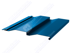 Сайдинг кораб доска 228/255 0,5 ПЭ RAL5005 сигнально-синий