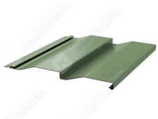 Сайдинг кораб доска 228/255 0,45 ПЭ RAL6021 бледно-зеленый