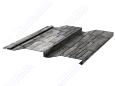 Сайдинг кораб доска 228/255 0,45 ДПП OK034A камень