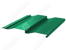 Сайдинг кораб доска 228/255 0,45 ПЭ RAL6029 зеленая мята