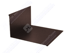 Планка примыкания верхняя 145 250 0,5 2м стандарт Стальной бархат RAL8017 шоколад К-501