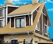 Металлочерепица Монтеррей п/э RAL 1014 (слоновая кость) 0,45 мм