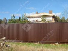 Профнастил С-21 п/э RAL 8017 (шоколад) 0,45 мм