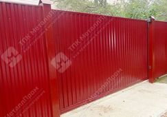 Профнастил С-21 п/э RAL 3011 (красно-коричневый) 0,45 мм