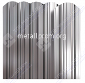 Штакетник металлический оцинкованный, ширина 105 мм, КВ