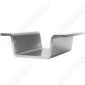 Профиль корытный 40х40х30х2,5 мм