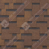 Гибкая черепица Shinglas Фокстрот Однослойная (Дуб)