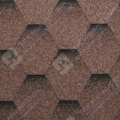 Гибкая черепица Katepal Katrilli Однослойная (Кора-дерева)