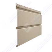 Сайдинг виниловый Docke Premium D6S (Профилированный брус, крем-брюле)