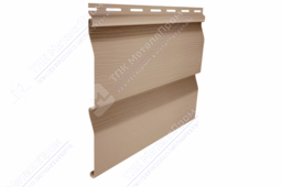 Сайдинг виниловый Ю-Пласт Корабельный брус (Бежевый)