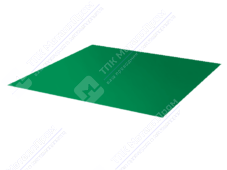 Лист с полимерным покрытием 0,4 мм ПЭ в пленке RAL6029 зеленая мята