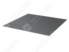 Лист с полимерным покрытием 0,7 мм ПЭ в пленке RAL7024 серый графит