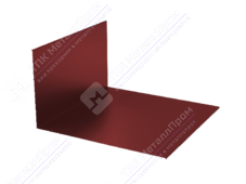 Планка примыкания верхняя 145 250 0,4 2м стандарт ПЭ RAL3003 рубин К-501