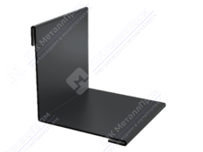 Планка угла внутренний 50 50 0,45 2м стандарт ПЭ RAL7024 серый графит К-504