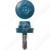 Саморез 4,8 70 KPcZP с прокладкой RAL5002 ультрамарин