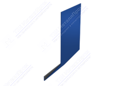 Планка карнизная 100 65 0,4 2м стандарт ПЭ RAL5005 сигнально-синий К-509