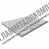 Лист рифленый 5мм x1,5x5м ромб спецраскрой ст3пс/сп